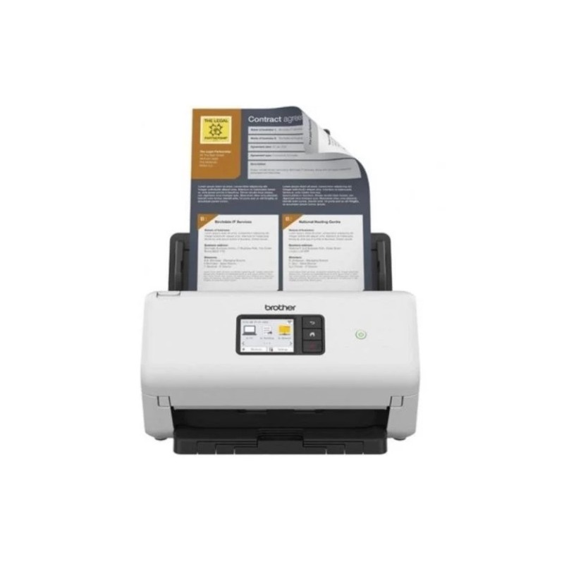 SCANNER DOCUMENTI WiFi BROTHER ADS-4550W Fino a 70 ppm ADF 60 fogli DUPLEX