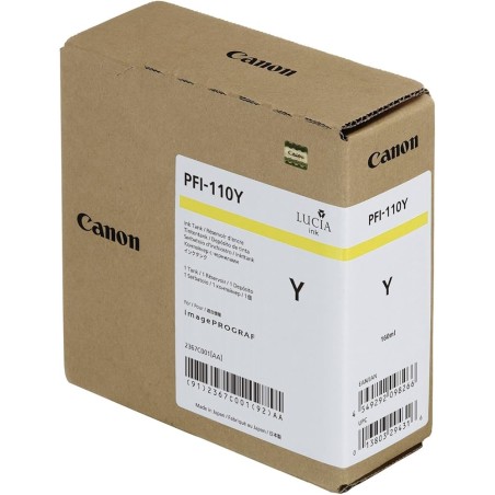 CARTUCCIA ORIGINALE CANON 2367C001 PFI110 GIALLO iPF TX-3000