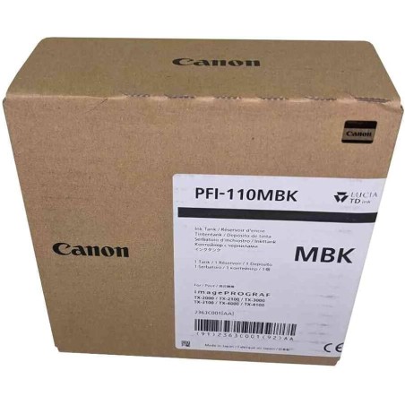 CARTUCCIA ORIGINALE CANON 2363C001 PFI110 NERO MATE iPF TX-3000