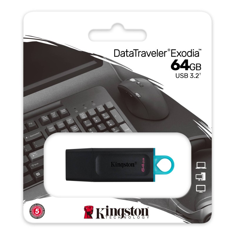 Pendrive Kingston DataTraveler Exodia 64 GB USB Flash Drive DTXS/64GB USB 3.2 Gen 1