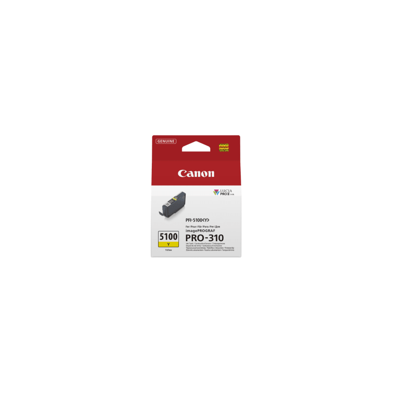 CARTUCCIA ORIGINALE CANON GIALLO PFI5100Y 6955C001 IPF PRO-310