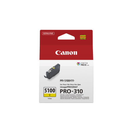 CARTUCCIA ORIGINALE CANON GIALLO PFI5100Y 6955C001 IPF PRO-310