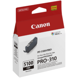 CARTUCCIA ORIGINALE CANON NERO PHOTO PFI5100PBK 6952C001 IPF PRO-310