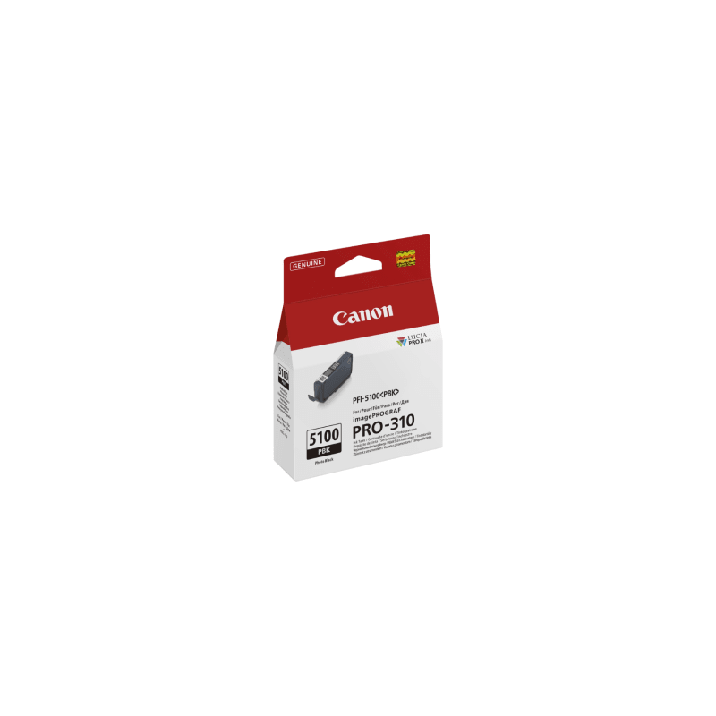 CARTUCCIA ORIGINALE CANON NERO PHOTO PFI5100PBK 6952C001 IPF PRO-310
