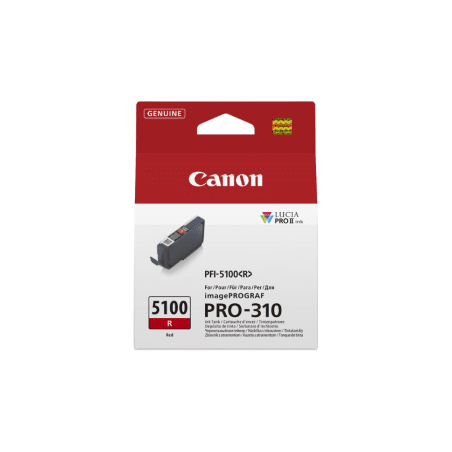 CARTUCCIA ORIGINALE CANON ROSSO PFI5100R 6958C001 IPF PRO-310