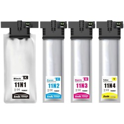 CARTUCCIA INCHIOSTRO COMPATIBILE EPSON C13T11N240 T11N2 CIANO WorkForce Pro EM-C800RDWF Pro EP-C800RDW