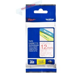 NASTRO ETICHETTE ORIGINALE LAMINATO BROTHER TZe132 Larghezza 12 mm x 8 metri