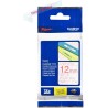 NASTRO ETICHETTE ORIGINALE LAMINATO BROTHER TZe132 Larghezza 12 mm x 8 metri