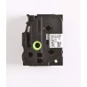 NASTRO PER ETICHETTE LAMINATO COMPATIBILE BROTHER TZe161 Testo nero su sfondo trasparente