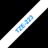 NASTRO ETICHETETTE LAMINATO COMPATIBILE BROTHER TZe223 Testo BLU su sfondo bianco