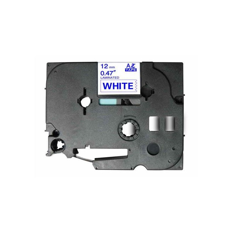 NASTRO ETICHETTE LAMINATE COMPATIBILI BROTHER TZE-233 TZE233 12MM 8MT