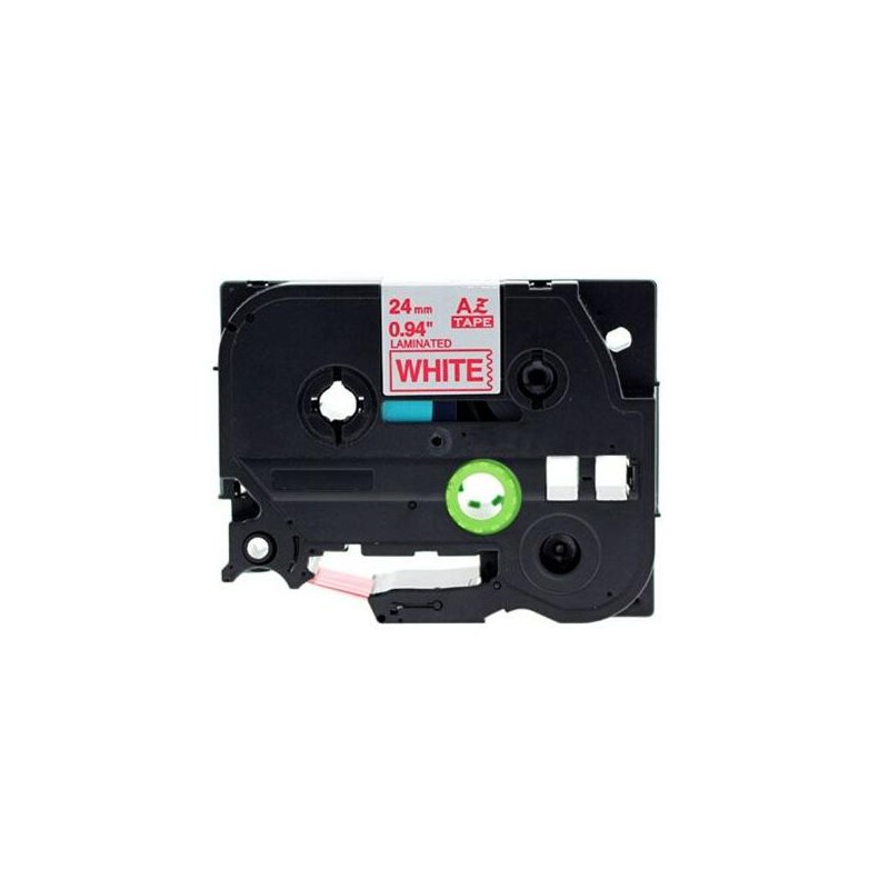 NASTRO ETICHETTE LAMINATE COMPATIBILI BROTHER TZE-252 TZE252 24MM 8MT TZ-251