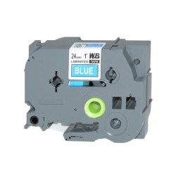 NASTRO ETICHETTE COMPATIBILE LAMINATO BROTHER TZE555 TZE-555 Larghezza 24 mm x 8 metri