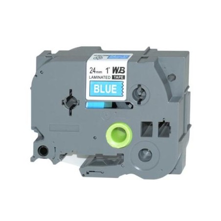 NASTRO ETICHETTE COMPATIBILE LAMINATO BROTHER TZE555 TZE-555 Larghezza 24 mm x 8 metri