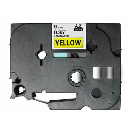 NASTRO ETICHETTE COMPATIBILE LAMINATO BROTHER TZE621 TZE-621 Larghezza 9 mm x 8 metri