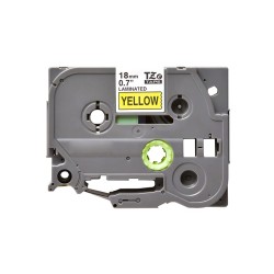 NASTRO ETICHETTE COMPATIBILE LAMINATO BROTHER TZE641 TZE-641 Larghezza 18 mm x 8 metri