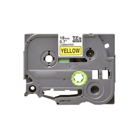 NASTRO ETICHETTE COMPATIBILE LAMINATO BROTHER TZE641 TZE-641 Larghezza 18 mm x 8 metri