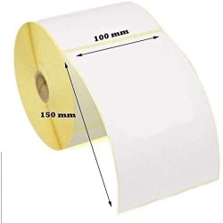 ETICHETTE PERFORATE COMPATIBILI ZEBRA 100X150 MM 500 pezzi GK420D