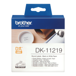 ETICHETTE ADESIVE ORIGINALI BROTHER DK11221 DK-11221 23x23 mm 1000 unità