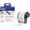 ETICHETTE NON ADESIVE ORIGINALE BROTHER DK-55224 DK55224 54MM 30,48MT