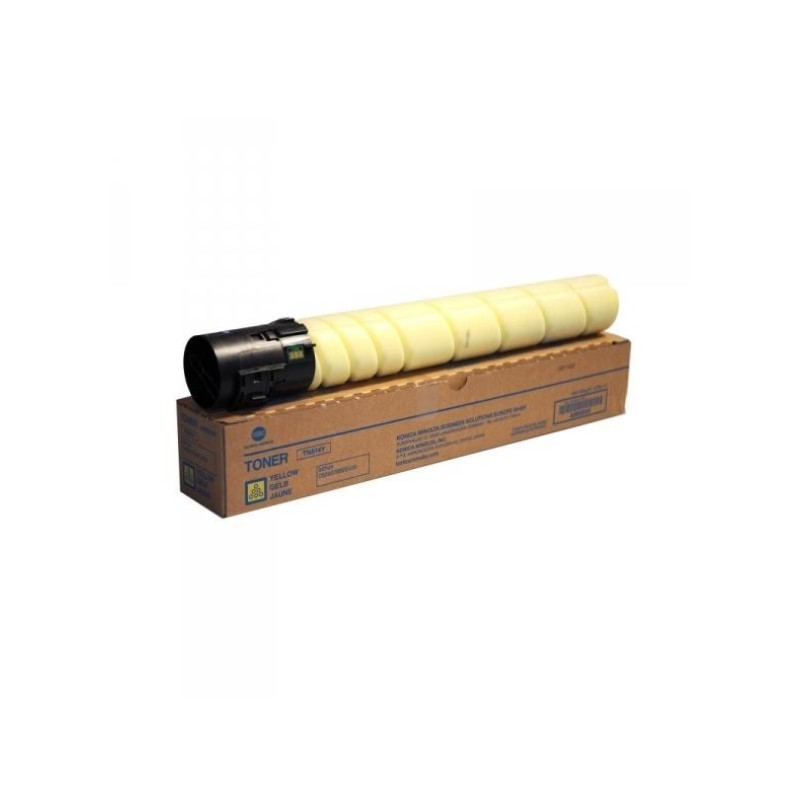 TONER ORIGINALE KONICA MINOLTA TN514 TN-514Y GIALLO A9E8250 BIZHUB C458 C558 C658