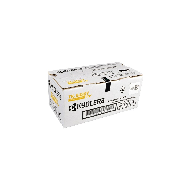 TONER ORIGINALE KYOCERA 1T0C22ANL0 TK5480 TK5480Y GIALLO ECOSYS PA2101 MA2101
