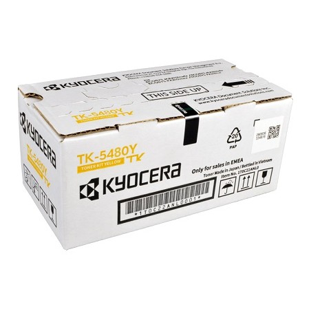 TONER ORIGINALE KYOCERA 1T0C22ANL0 TK5480 TK5480Y GIALLO ECOSYS PA2101 MA2101