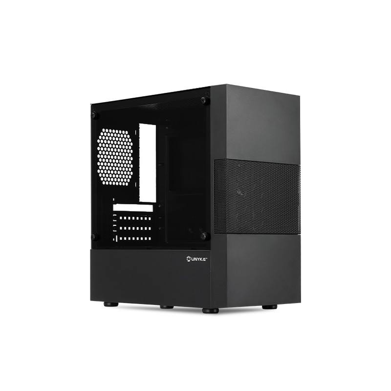 Case Unykach Aero C25 MicroATX Alimentatore da 500 W incluso USB-A 3.0 e audio