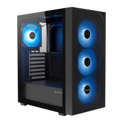 Case Unykach Revelat Mesh Compact Edition ATX Micro ATX ITX UK121805 Pannello laterale in vetro temperato USB-A 2.0 USB-3.0