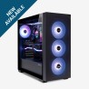 Case Unykach Revelat Mesh Black ATX Micro ATX ITX UK121803 Pannello laterale in vetro temperato USB-A 3.0 USB-C e audio