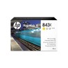 CARTUCCIA INCHIOSTRO ORIGINALE HP 843C XL C1Q68A GIALLO PageWide XL 4000