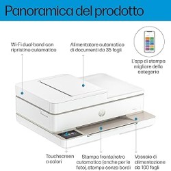 STAMPANTE MULTIFUNZIONE COLORE HP 714N9B Envy 6520e DUPLEX Wi-Fi 10 ppm ADF da 35 fogli