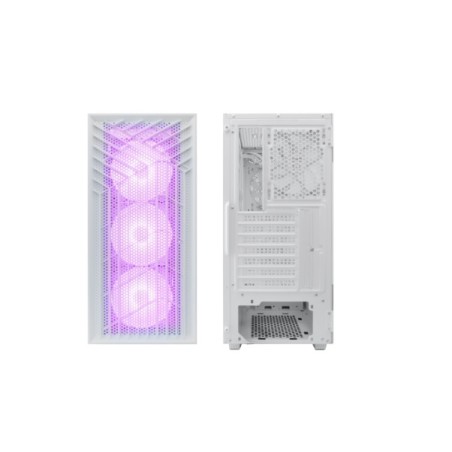 CASE Coolbox GA300 GridLine Tower Case ATX Micro ATX Mini-ITX Pannello laterale in vetro temperato Porte USB-A 3.0 USB-C Audio