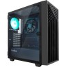 CASE Coolbox GA300 GridLine Tower Case ATX Micro ATX Mini-ITX Pannello laterale in vetro temperato Porte USB-A 3.0 USB-C Audio