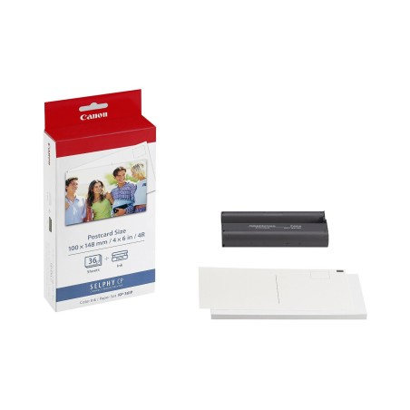 CARTUCCIA COMPATIBILE CANON KP-36IP 7737A001 + 36 FOGLI CARTA FOTOGRAFICA 100X148