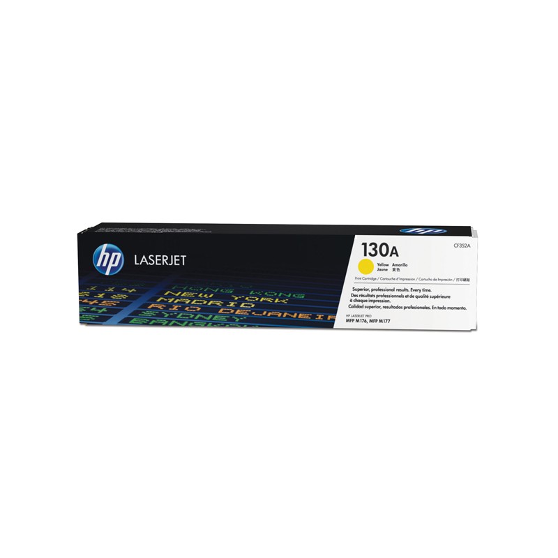 TONER ORIGINALE HP Color Laserjet Pro 100 M176 M177 CF352A 130A GIALLO
