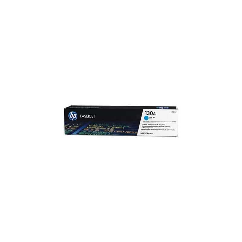 TONER ORIGINALE HP Color Laserjet Pro 100 M176 M177 CF351A 130A CIANO