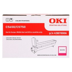 GRUPPO TAMBURO ORIGINALE OKI 43870006 MAGENTA C5650 C5750 20K