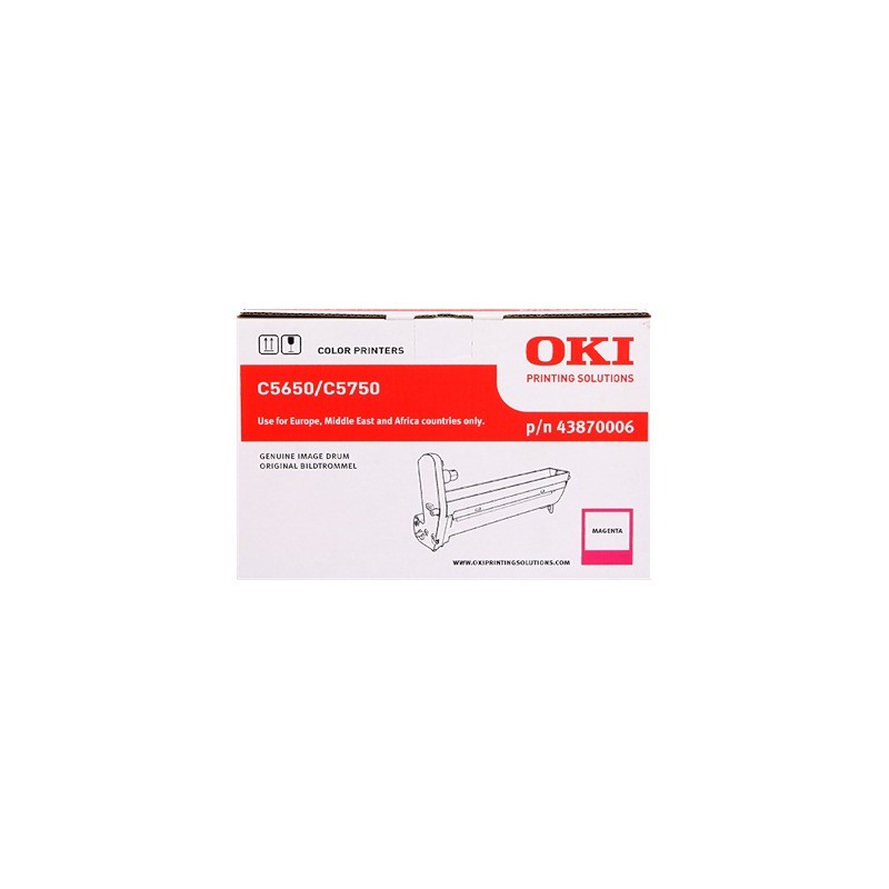 GRUPPO TAMBURO ORIGINALE OKI 43870006 MAGENTA C5650 C5750 20K
