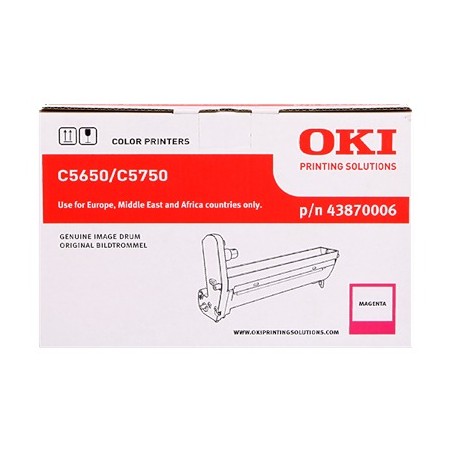 GRUPPO TAMBURO ORIGINALE OKI 43870006 MAGENTA C5650 C5750 20K