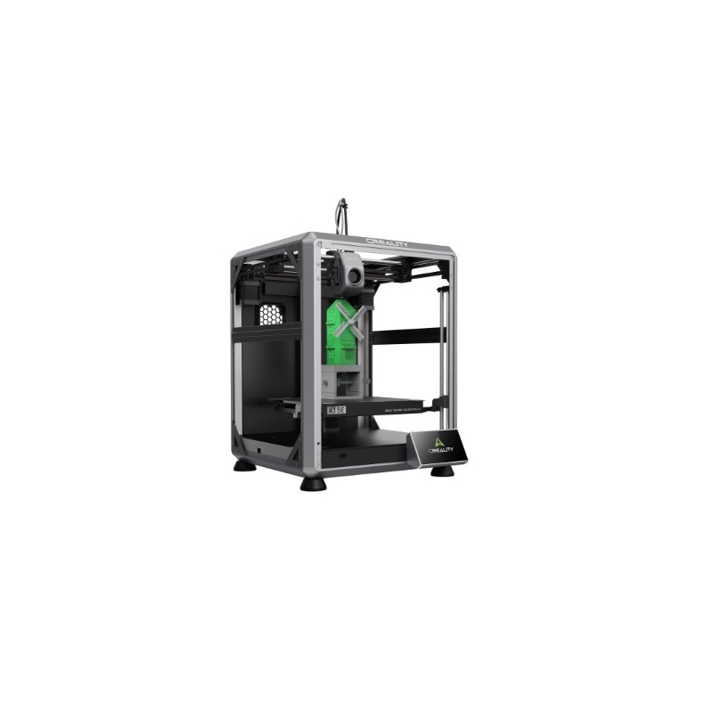 STAMPANTE 3D APERTA CREALITY K1 SE chiusa Volume 22x22x25 cm Doppio estrusore a trasmissione diretta USB WiFi 1002110018