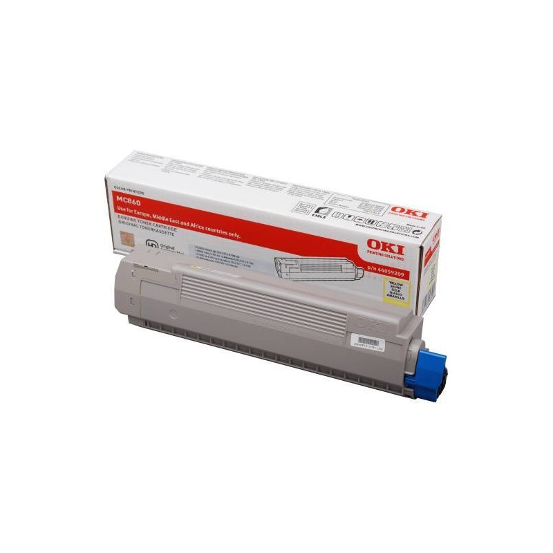 TONER ORIGINALE OKI 44059209 GIALLO MC860