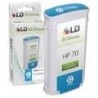 Cartuccia Compatibile HP DESIGNJET Z 2100 HP 70 C9454A GIALLO