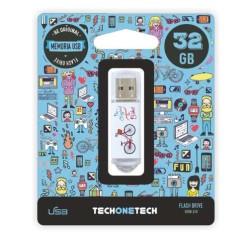 Pendrive TechOneTech Be Bike Memoria USB 2.0 32GB TEC4005-32