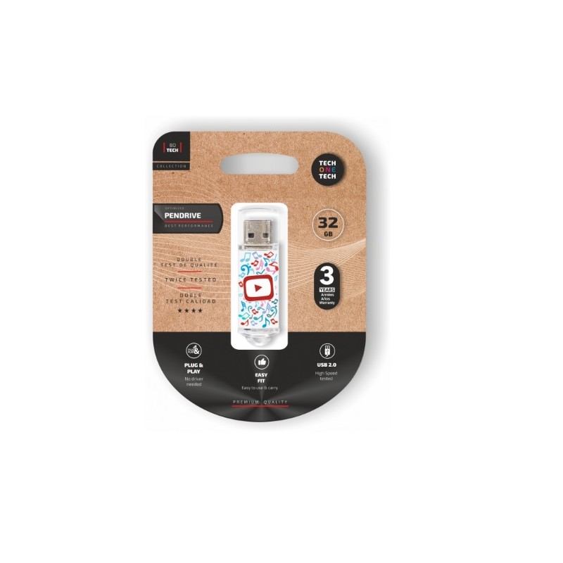 Pendrive TechOneTech Be Super Video Dream Memoria USB 2.0 da 32 GB TEC4019-32