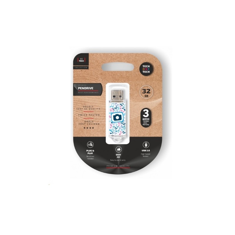Pendrive TechOneTech Be Super Foto Dream Memoria USB 2.0 32GB TEC4020-32