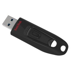 Pendrive Sandisk Cruzer Ultra USB 3.0 Flash Drive 64 GB - Velocità di trasferimento fino a 80 MB/s - Nero