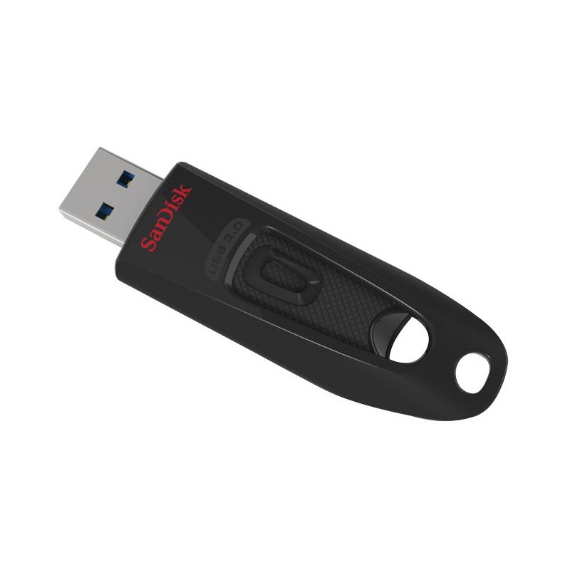 Pendrive Sandisk Cruzer Ultra USB 3.0 Flash Drive 64 GB - Velocità di trasferimento fino a 80 MB/s - Nero
