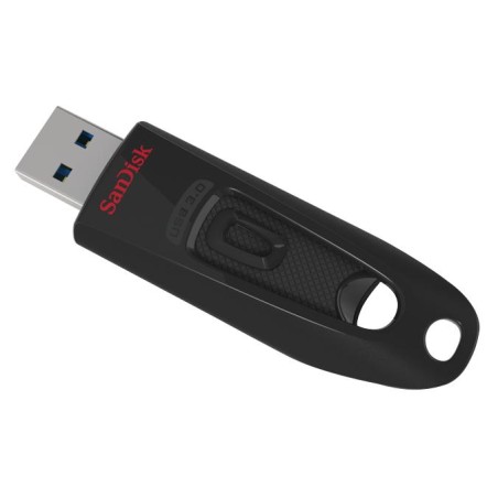 Pendrive Sandisk Cruzer Ultra USB 3.0 Flash Drive 64 GB - Velocità di trasferimento fino a 80 MB/s - Nero
