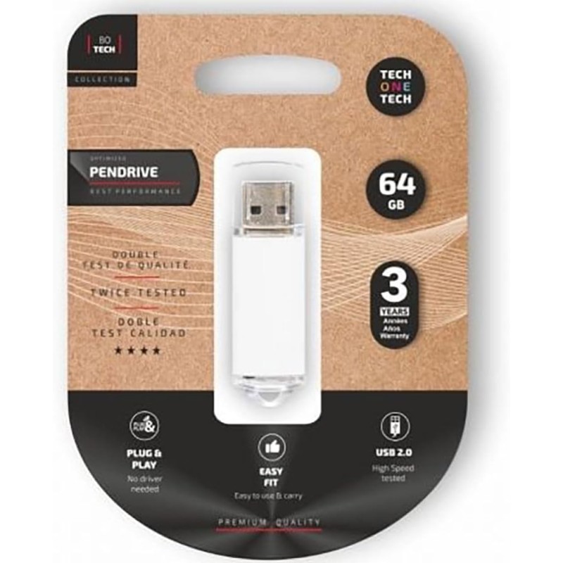 Pendrive TechOneTech Basic Memoria USB 2.0 64GB TEC3007-64